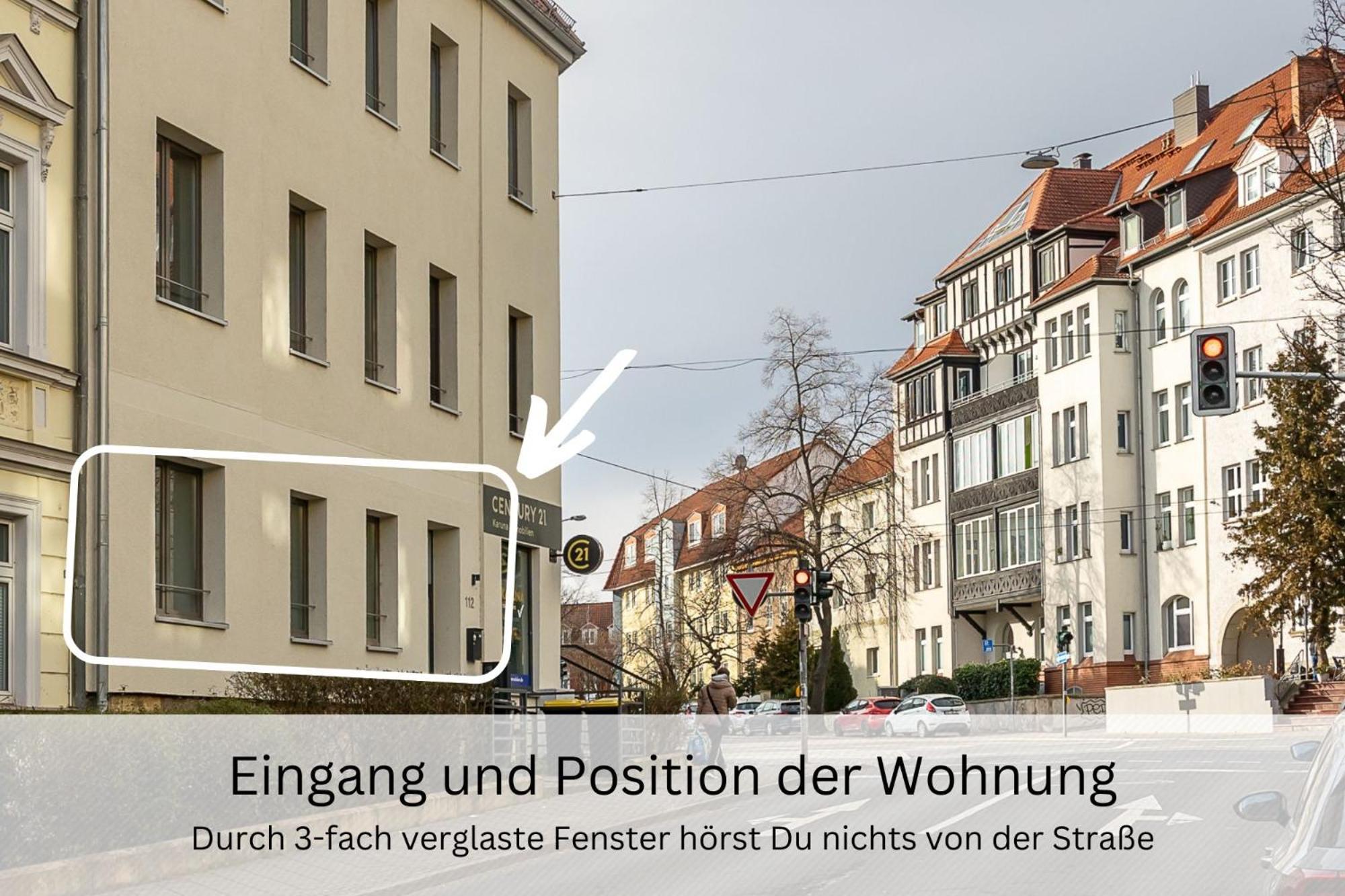 Bohnapartments - Altstadtoase - Balkon Und Garten - Wlan แอร์ฟวร์ท ภายนอก รูปภาพ