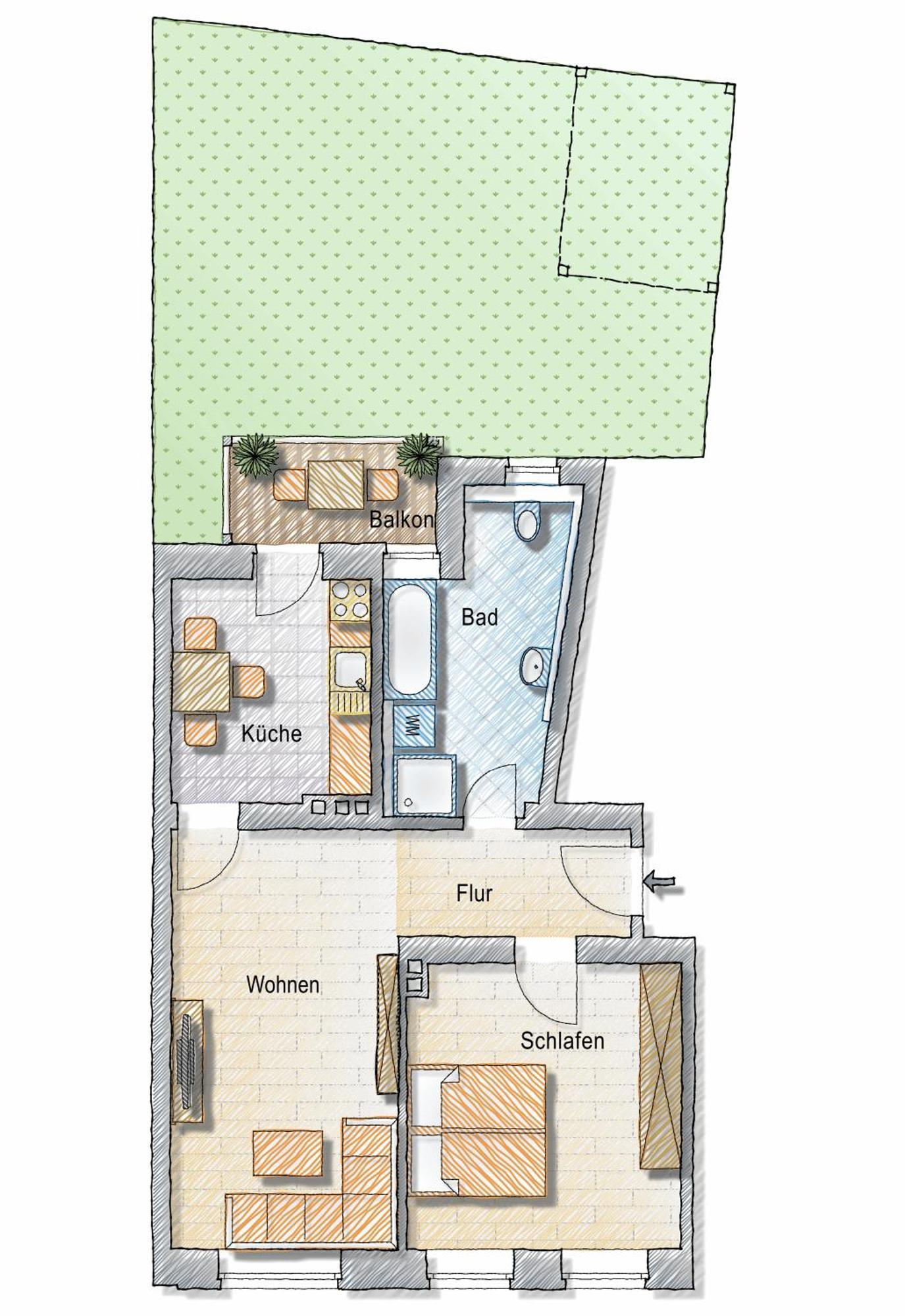 Bohnapartments - Altstadtoase - Balkon Und Garten - Wlan แอร์ฟวร์ท ภายนอก รูปภาพ